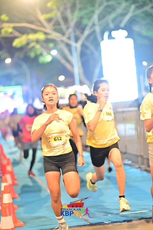 Race photo from CISANGKAN KBP CITY RUN 2025