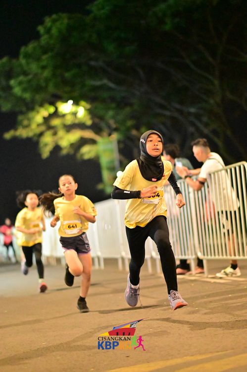 Race photo from CISANGKAN KBP CITY RUN 2025
