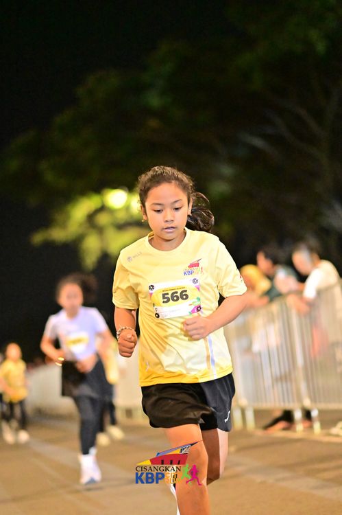 Race photo from CISANGKAN KBP CITY RUN 2025