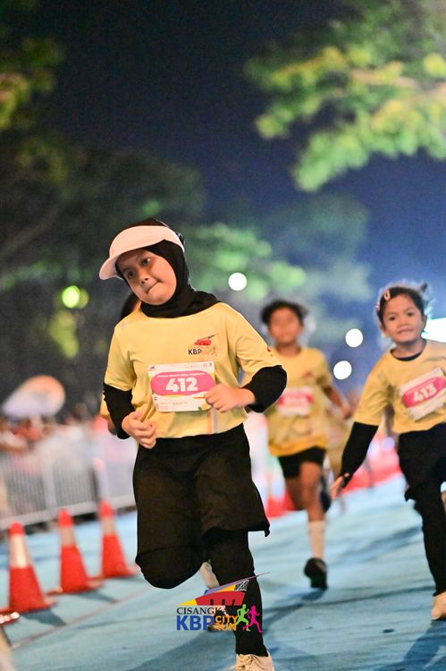 Race photo from CISANGKAN KBP CITY RUN 2025