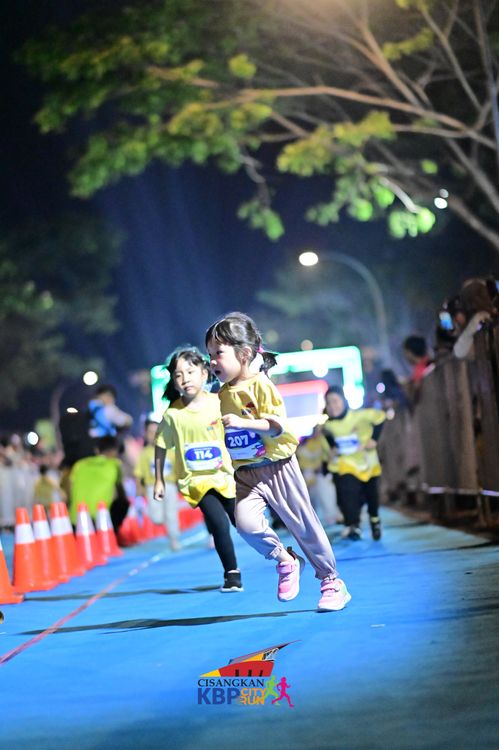 Race photo from CISANGKAN KBP CITY RUN 2025