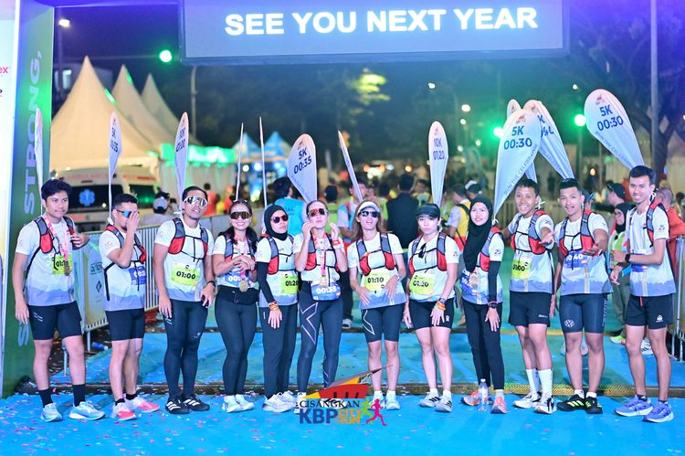 Race photo from CISANGKAN KBP CITY RUN 2025