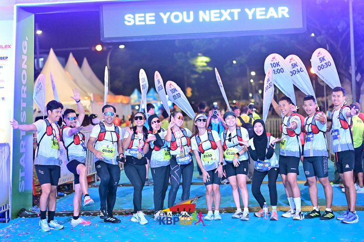 Race photo from CISANGKAN KBP CITY RUN 2025