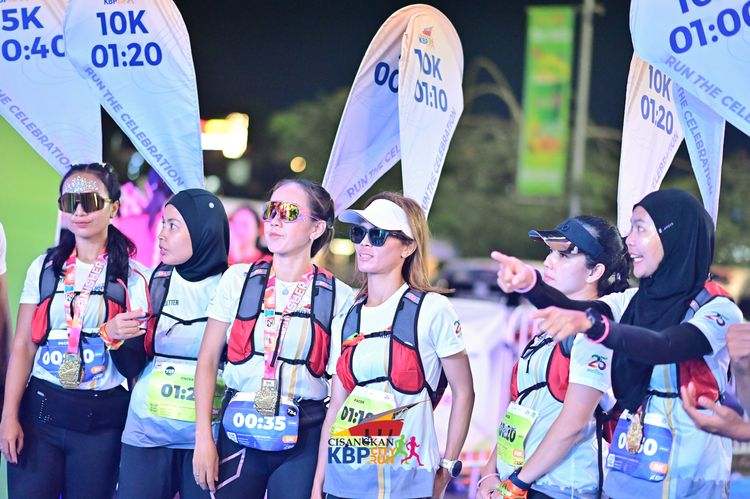 Race photo from CISANGKAN KBP CITY RUN 2025