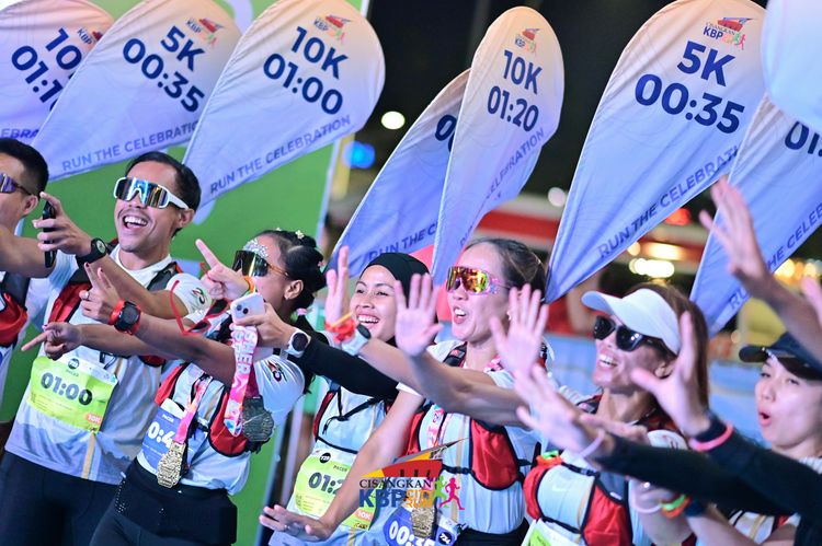 Race photo from CISANGKAN KBP CITY RUN 2025