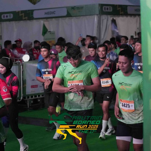 Race photo from ARUTMIN BORNEO RUN 2025