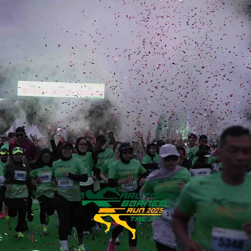 Race photo from ARUTMIN BORNEO RUN 2025