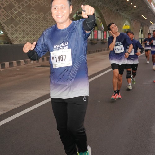 Race photo from KEMLU RUN 2026