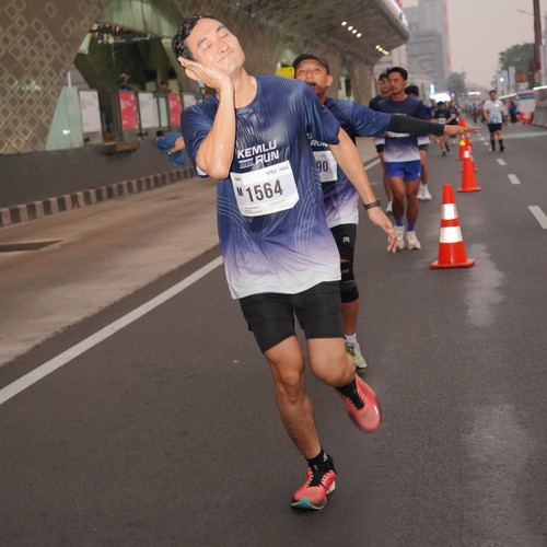 Race photo from KEMLU RUN 2026