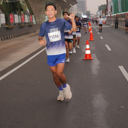 Race photo from KEMLU RUN 2026