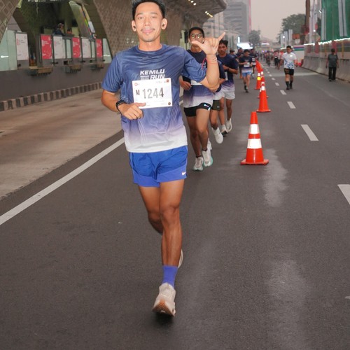 Race photo from KEMLU RUN 2026