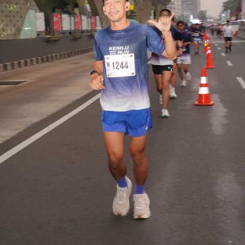 Race photo from KEMLU RUN 2026