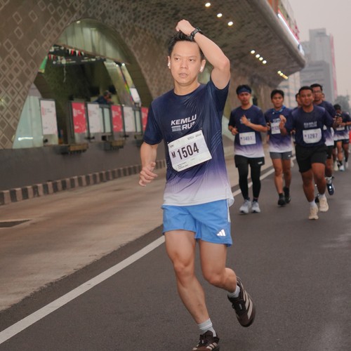 Race photo from KEMLU RUN 2026