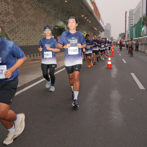 Race photo from KEMLU RUN 2026