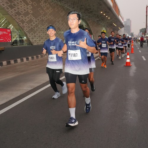 Race photo from KEMLU RUN 2026