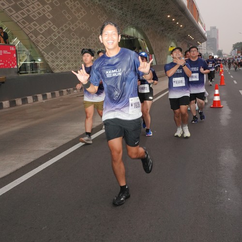 Race photo from KEMLU RUN 2026
