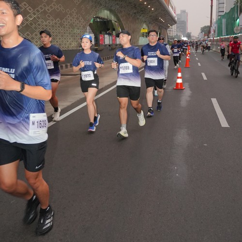 Race photo from KEMLU RUN 2026