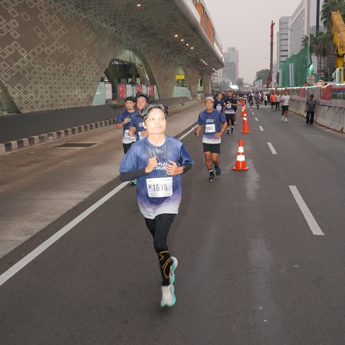 Race photo from KEMLU RUN 2026