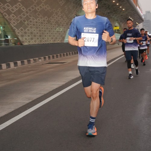 Race photo from KEMLU RUN 2026