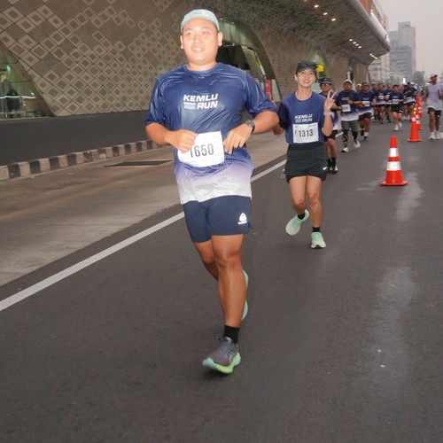 Race photo from KEMLU RUN 2026