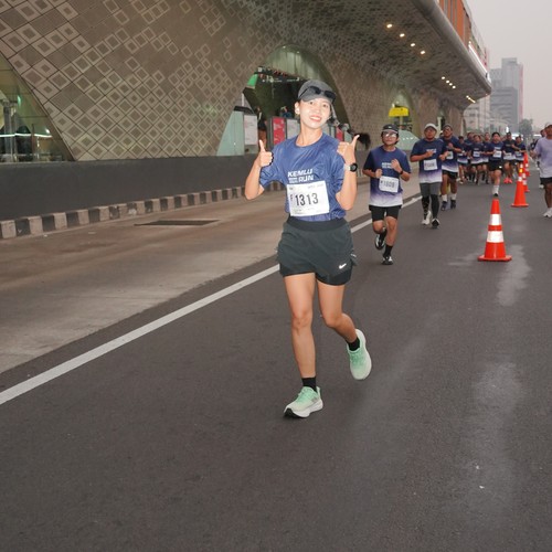 Race photo from KEMLU RUN 2026