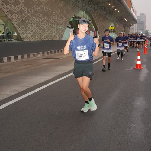 Race photo from KEMLU RUN 2026