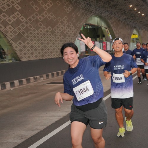 Race photo from KEMLU RUN 2026