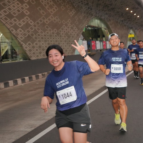 Race photo from KEMLU RUN 2026