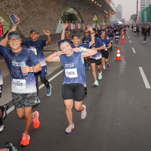 Race photo from KEMLU RUN 2026