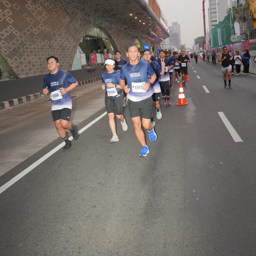 Race photo from KEMLU RUN 2026