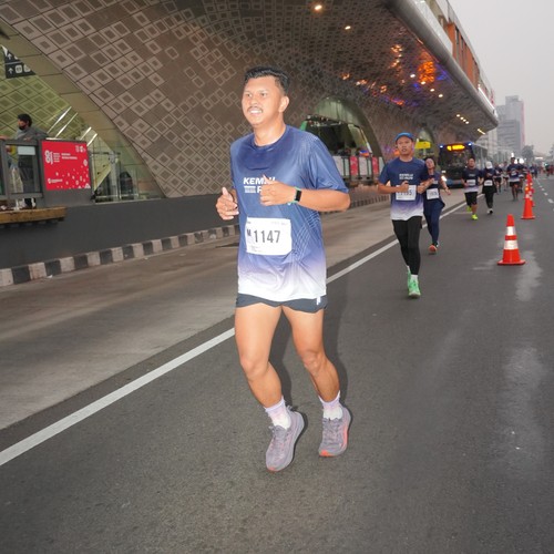 Race photo from KEMLU RUN 2026