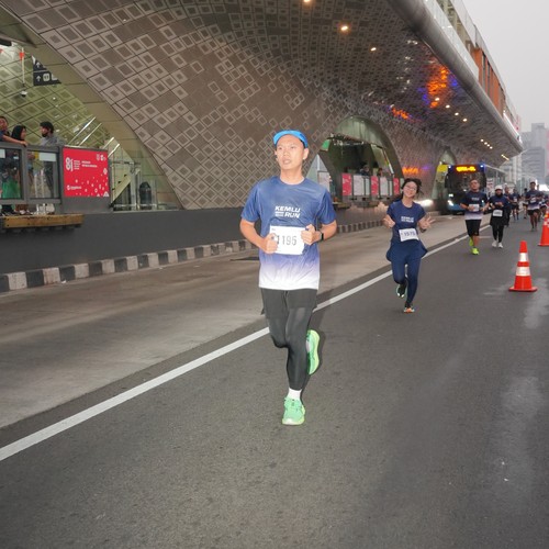 Race photo from KEMLU RUN 2026