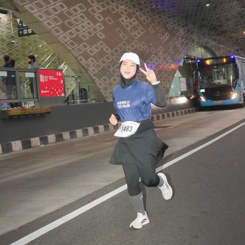 Race photo from KEMLU RUN 2026