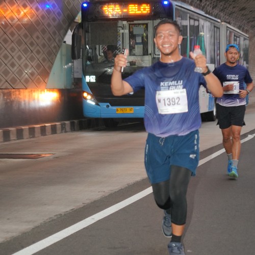 Race photo from KEMLU RUN 2026