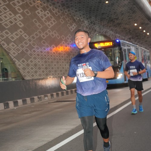 Race photo from KEMLU RUN 2026