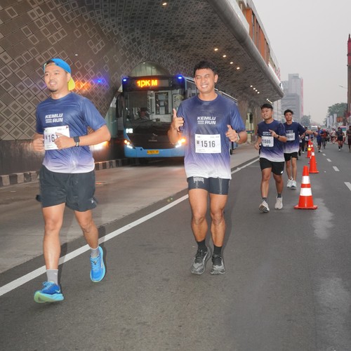 Race photo from KEMLU RUN 2026