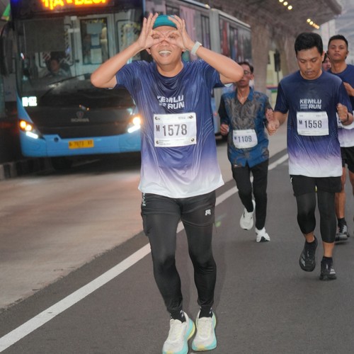 Race photo from KEMLU RUN 2026
