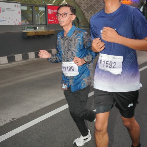 Race photo from KEMLU RUN 2026