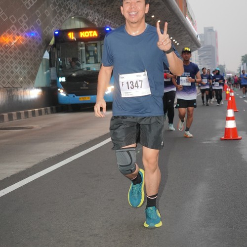 Race photo from KEMLU RUN 2026