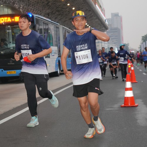 Race photo from KEMLU RUN 2026