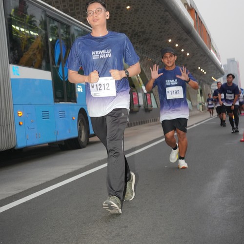 Race photo from KEMLU RUN 2026