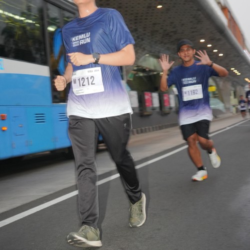 Race photo from KEMLU RUN 2026