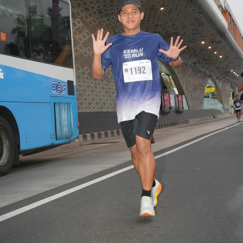 Race photo from KEMLU RUN 2026