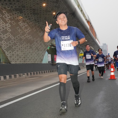 Race photo from KEMLU RUN 2026