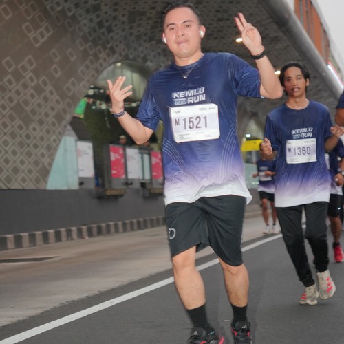Race photo from KEMLU RUN 2026
