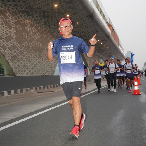 Race photo from KEMLU RUN 2026