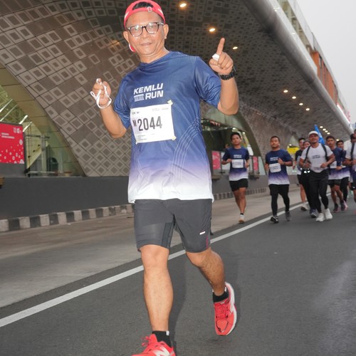 Race photo from KEMLU RUN 2026