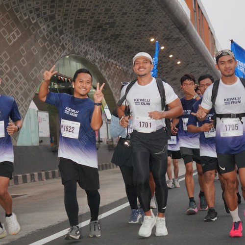 Race photo from KEMLU RUN 2026