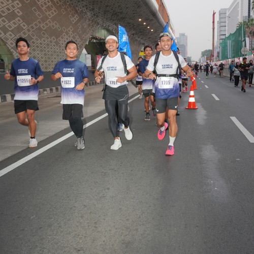 Race photo from KEMLU RUN 2026