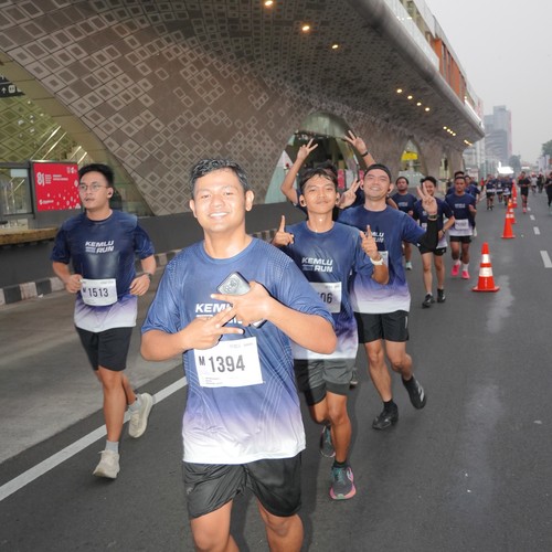 Race photo from KEMLU RUN 2026